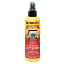 Doctor Wax DW5244 Очиститель для винила, кожи, пластика, резины, с запахом новая машина Protectant, vinyl, plastic, rub, 236мл
