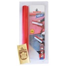Nigrin 71112 Силиконовый скребок+ кожаная салфетка для сушки автомобиля