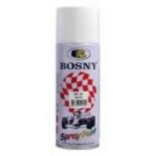 Bosny 40 Краска акриловая, (белый глянцевый) аэрозоль, 400мл