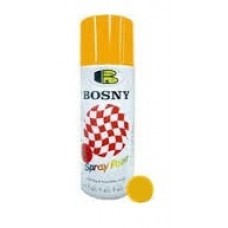 Bosny 25 Краска акриловая, (желтый лимон) аэрозоль, 400мл